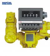 Preset flow meter with preset mechanical register